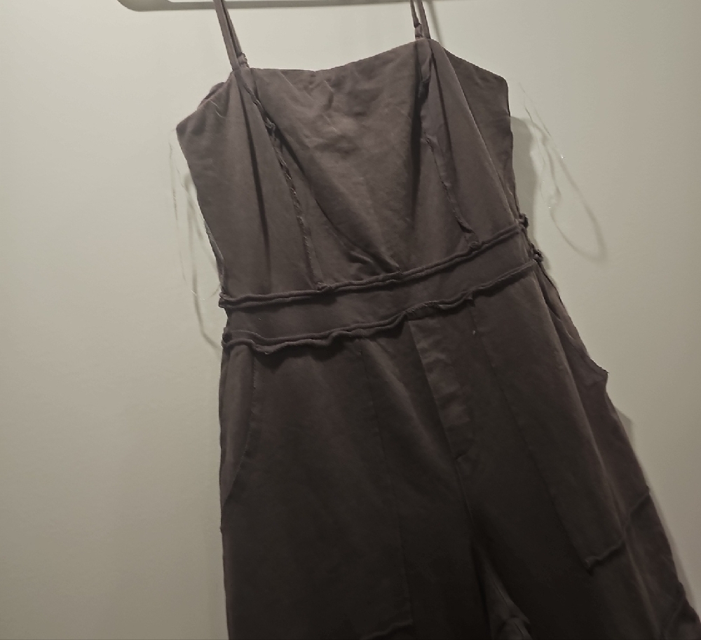 Hot & Delicious Charcoal Jumpsuit - Picture 3 of 4
